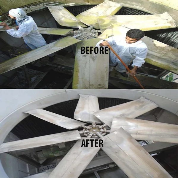 Before After Cooling Tower