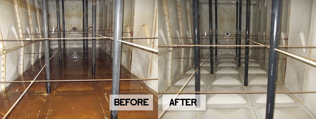 GOOD HYGIENE STARTS WITH CLEAN WATER TANK!
